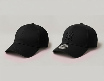 cap world Embroidered, Self Design, Solid Sports/Regular Cap Cap(Pack of 2)