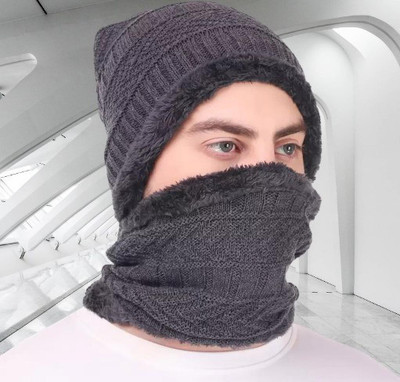 best smart choice Woven Beanie Cap(Pack of 2)