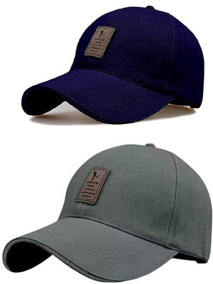 Welim Self Design, Embroidered Sports/Regular Cap Cap(Pack of 2)