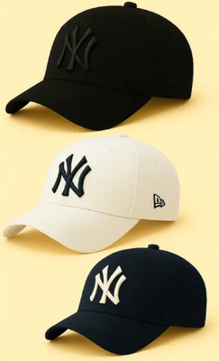 M John's Embroidered, Solid, Self Design Sports/Regular Cap Cap(Pack of 3)