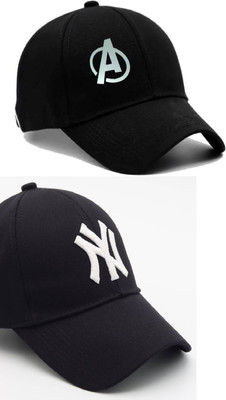 Welim Solid, Embroidered Sports/Regular Cap Cap(Pack of 2)