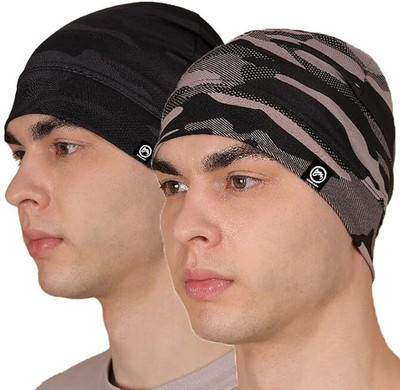 Bismaadh Printed Skull Cap Cap(Pack of 2)