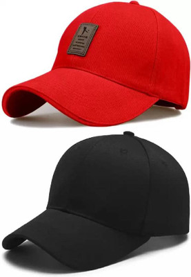 b for u Solid Sports/Regular Cap Cap(Pack of 2)