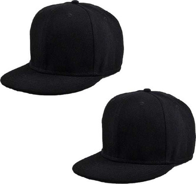 Zienz Self Design Snapback Cap Cap(Pack of 2)