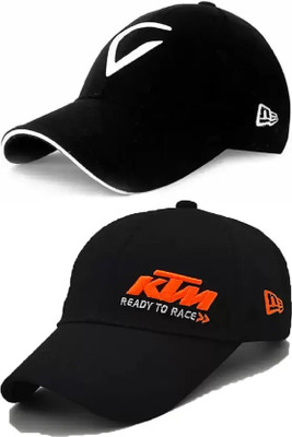 ILLARION Embroidered, Self Design, Printed, Solid Sports/Regular Cap Cap(Pack of 2)