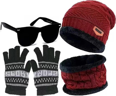 ILLEARION Beanie Cap(Pack of 3)