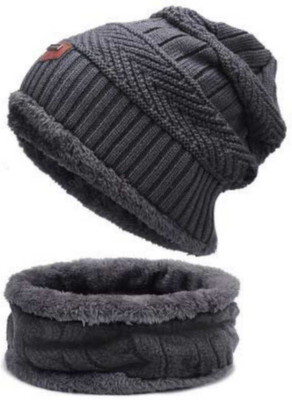 U UZAN Beanie Cap(Pack of 2)