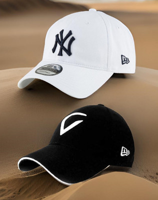FD FLORIDA Embroidered, Self Design Sports/Regular Cap Cap(Pack of 2)