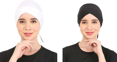 EnviUs Self Design Skull Cap Cap(Pack of 2)