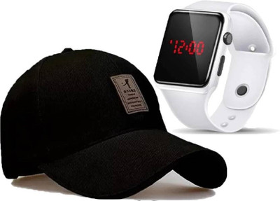 Real Life Solid Sports/Regular Cap Cap(Pack of 2)