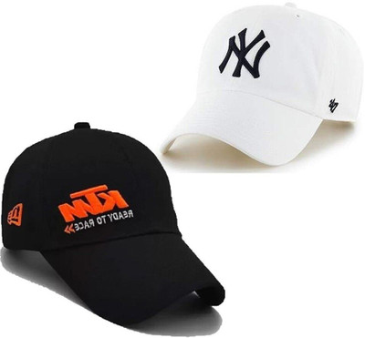 cap world Self Design Sports/Regular Cap Cap(Pack of 2)