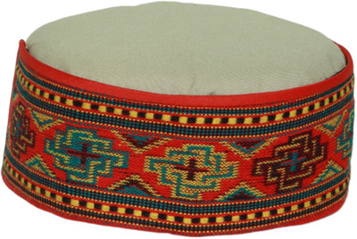 Vastraa Fusion Embroidered Skull Cap Cap