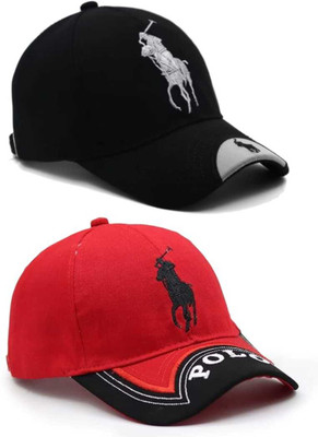 Polo store Embroidered Snapback Cap Cap(Pack of 2)