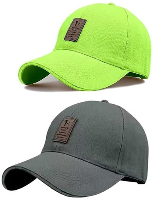 Welim Self Design, Embroidered Sports/Regular Cap Cap(Pack of 2)