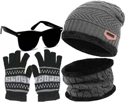 ILLEARION Beanie Cap(Pack of 3)