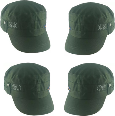 Atabz Solid Sports/Regular Cap Cap(Pack of 4)