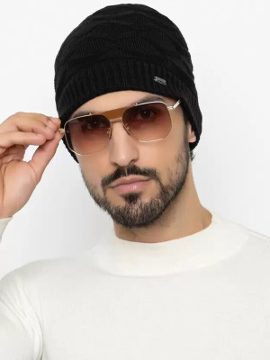 MONKIT Self Design Beanie Cap