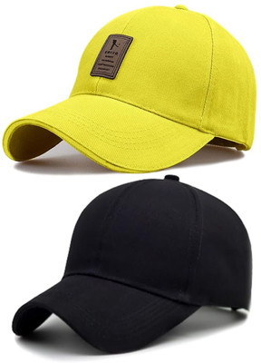 ILLARION Solid, Self Design Sports/Regular Cap Cap(Pack of 2)