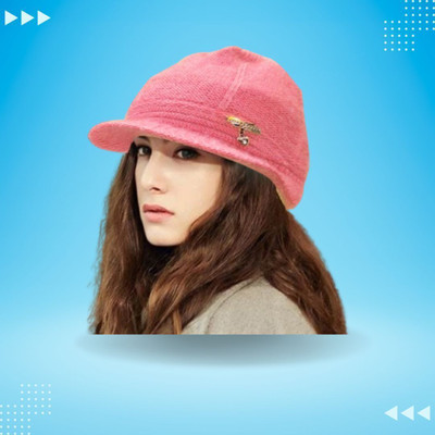 alis Self Design, Solid, Woven Beanie Cap