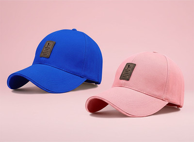 cap world Checkered, Self Design, Solid Sports/Regular Cap Cap(Pack of 2)