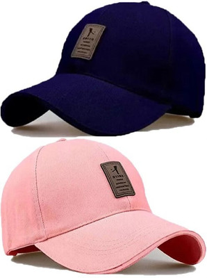 ILLARION Printed, Self Design, Solid Sports/Regular Cap Cap(Pack of 2)