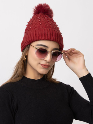 AMOLDO Self Design Beanie Cap