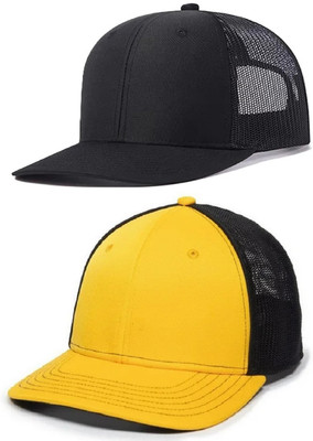 ZACHARIAS Solid, Embroidered Trucker Cap Cap(Pack of 2)