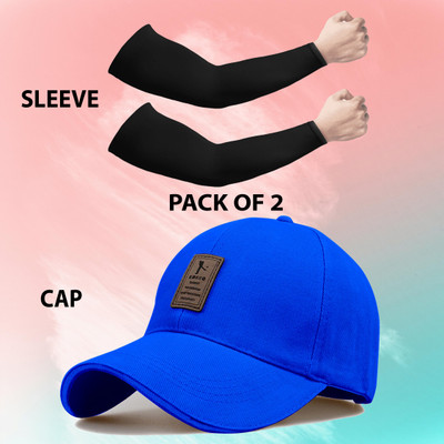 ALAMOS Solid Sports/Regular Cap Cap(Pack of 2)