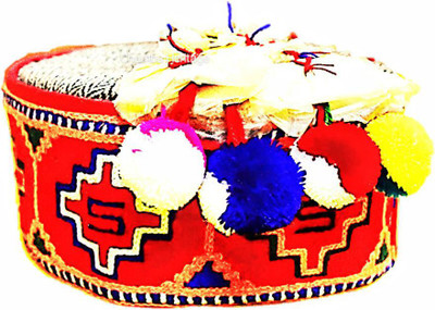 CHAMBA HERITAGE Embellished, Self Design, Woven Sports/Regular Cap Cap