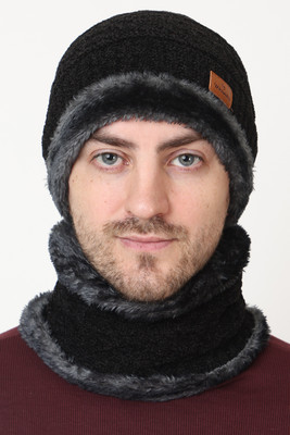 ruby collection Self Design Beanie Cap