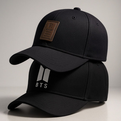 blutech Solid, Self Design, Embroidered Sports/Regular Cap Cap(Pack of 2)