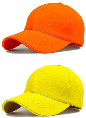 QAWIYY Solid Sports/Regular Cap Cap(Pack of 2)