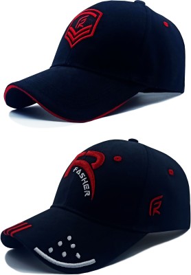 FASHER Embroidered Sports/Regular Cap Cap(Pack of 2)
