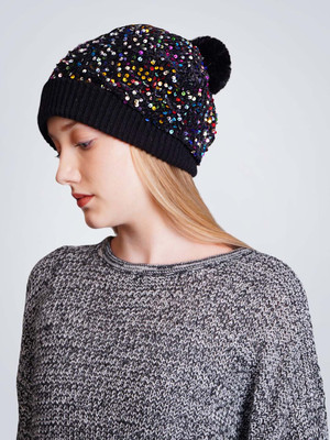 Bharatasya Self Design Skull Cap Cap