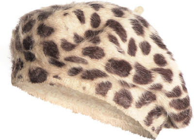 ZACHARIAS Animal Print Skull Cap Cap
