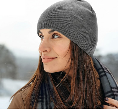 ZACHARIAS Solid Beanie Cap