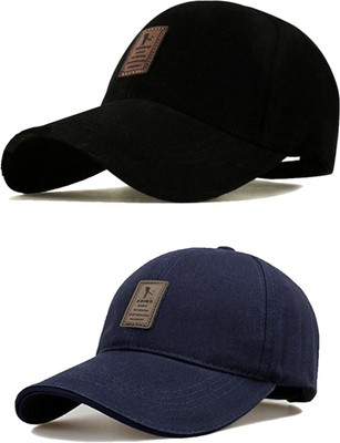 ALAMOS Solid Sports/Regular Cap Cap(Pack of 2)