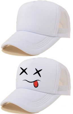 Looxmear Printed Trucker Cap Cap(Pack of 2)