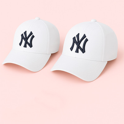 cap world Embroidered, Self Design, Solid Sports/Regular Cap Cap(Pack of 2)