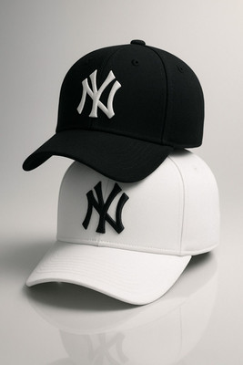 cap world Solid, Self Design, Embroidered Sports/Regular Cap Cap(Pack of 2)