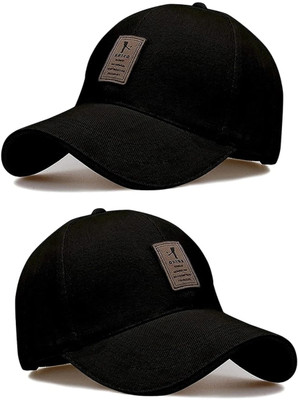 ILLARION Self Design Sports/Regular Cap Cap(Pack of 2)