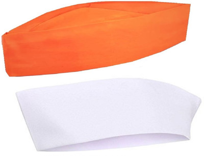 Atabz Solid Skull Cap Cap(Pack of 2)