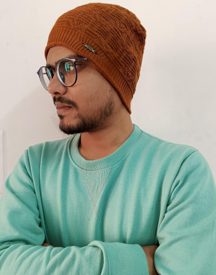 Twokart Self Design Beanie Cap