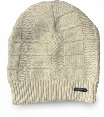 Whitearth Woven, Solid Beanie Cap
