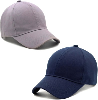 ENDETEK Solid Sports/Regular Cap Cap(Pack of 2)