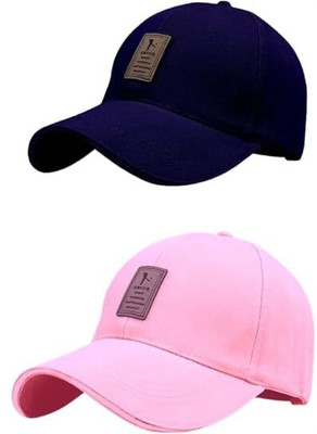 Dcmr Self Design, Solid, Striped Sports/Regular Cap Cap(Pack of 2)