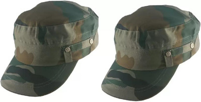 MUSMIR Solid Sports/Regular Cap Cap(Pack of 2)