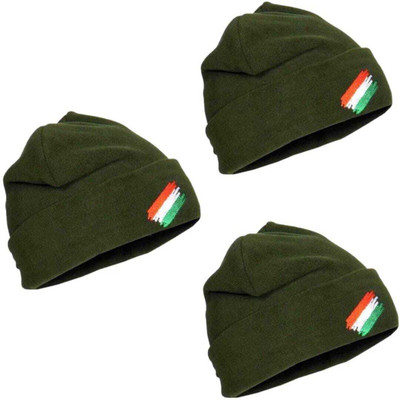 AR7 Printed Beanie Cap(Pack of 3)