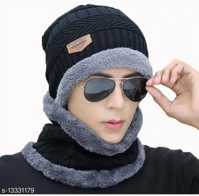JAGDMBA INTERPRISES Woven Beanie Cap