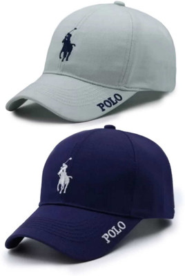 Polo store Embroidered Snapback Cap Cap(Pack of 2)